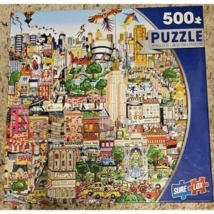 "NYC the Wind Beneath Our Wings" 500 PC JIGSAW PUZZLE NEW SEALED